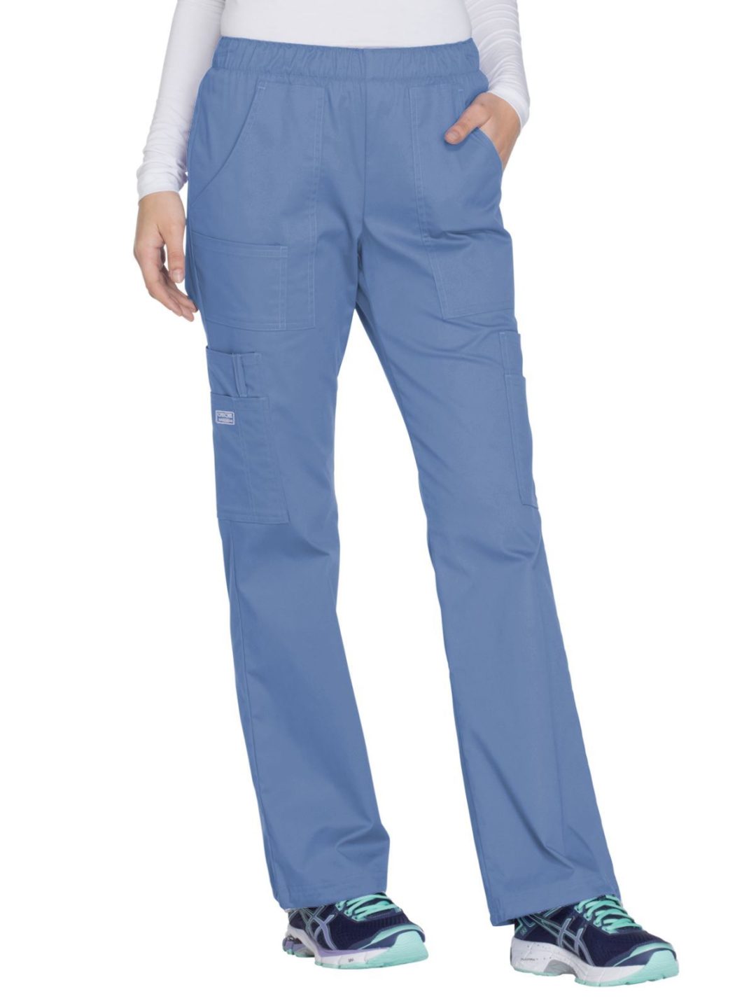 Cherokee Workwear Core Stretch Women’s Mid Rise Pull-On Pant|Trihealth
